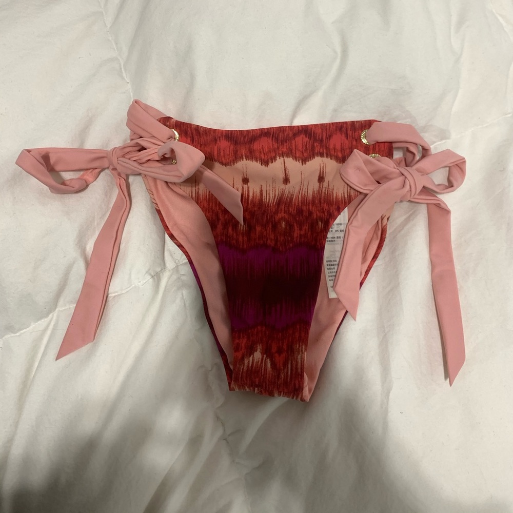 Abstract pink/purple swim bottom